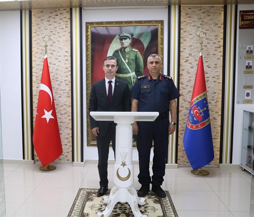 Kaymakamımız Sayın Cevat GÜN'den İzmir İl Jandarma Komutanlığına Ziyaret